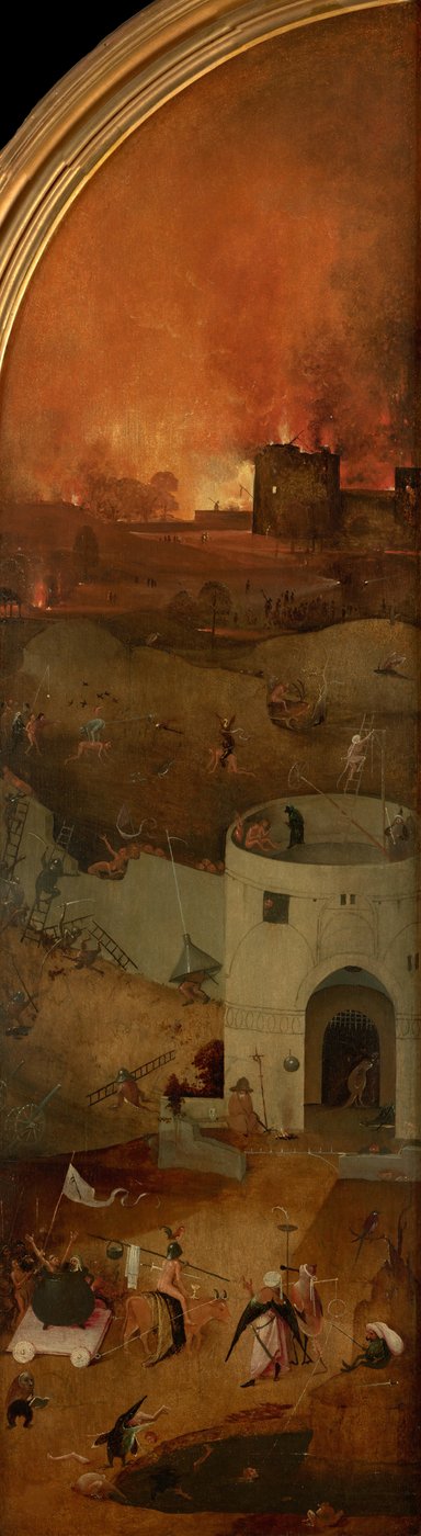 Triptych Poslední soud, pravý panel, cca 1490-1510. od Hieronymus Bosch