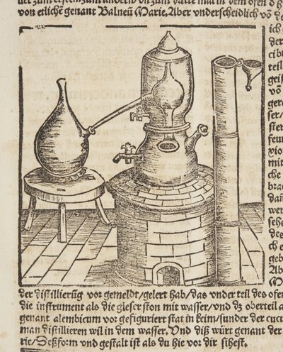 Kniha o destilaci od Hieronymus Brunschwig