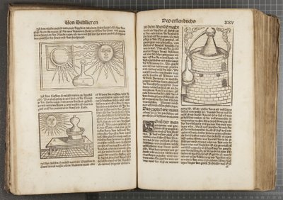 Kniha o destilaci od Hieronymus Brunschwig