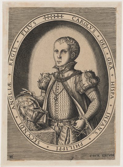Don Carlos, princ z Asturie od Hieronymus Cock
