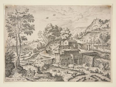 The Flight into Egypt, from Landscapes with Biblical and Mythological Scenes   1340165   cs       czech Successfully Translated  Original: Naaister zit bij raam in interieur La Couturière Translat: Naaister zit bij raam in interieur La Couturière 1366069 c od Hieronymus Cock