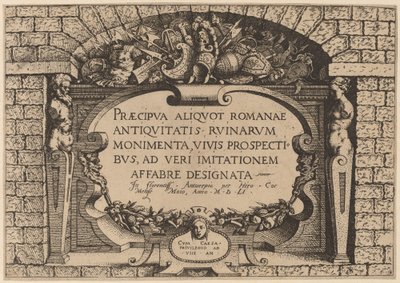 Titulní strana od Hieronymus Cock