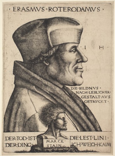 Erasmus Rotterdamský od Hieronymus Hopfer