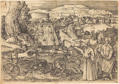 Velké dělo od Hieronymus Hopfer after Albrecht Dürer