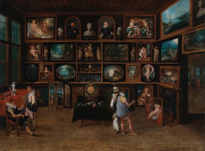 Znalci v galerii, první třetina 17. století. od Hieronymus II . Francken