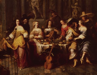 Sváteční jídlo od Hieronymus Janssens