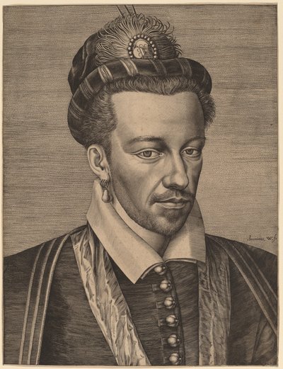 Jindřich Navarrský od Hieronymus Wierix