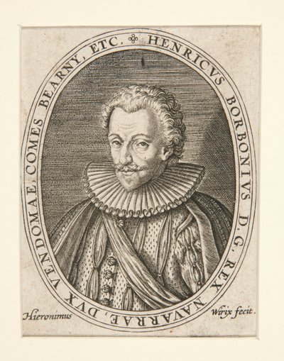 Král Jindřich IV od Hieronymus Wierix