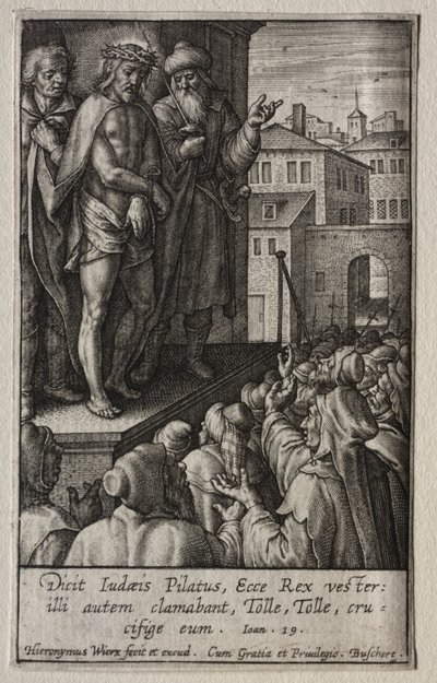 Vášeň: Ecce Homo od Hieronymus Wierix