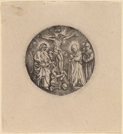 Ukřižování zvané Maxmiliánova hlavice meče od Hieronymus Wierix and Antonie Wierix after Albrecht Dürer