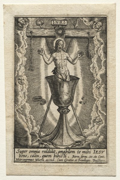 Především mě udělal milovaným... od Hieronymus or Jerome Wierix