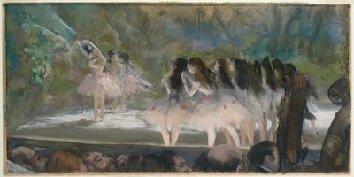 Balet v pařížské opeře od Hilaire Germain Edgar Degas