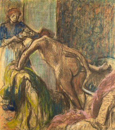 Snídaně po koupeli od Hilaire Germain Edgar Degas