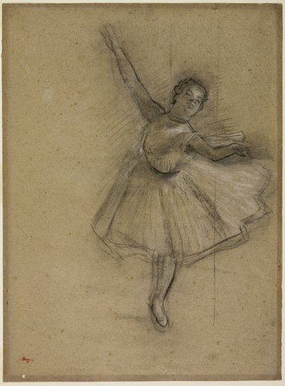 Tanečník Turning od Hilaire Germain Edgar Degas