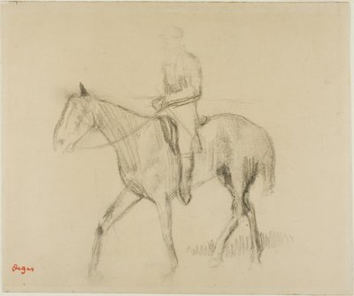 Kůň a jezdec od Hilaire Germain Edgar Degas