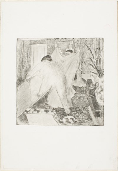 Odchod z lázně od Hilaire Germain Edgar Degas