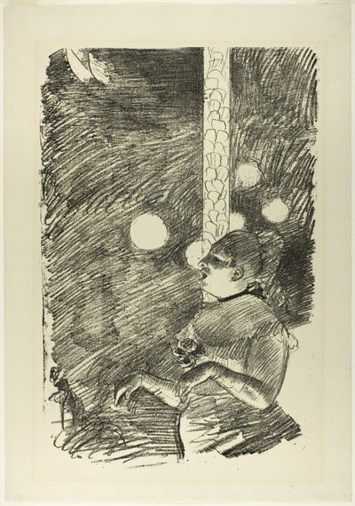 Psí píseň od Hilaire Germain Edgar Degas