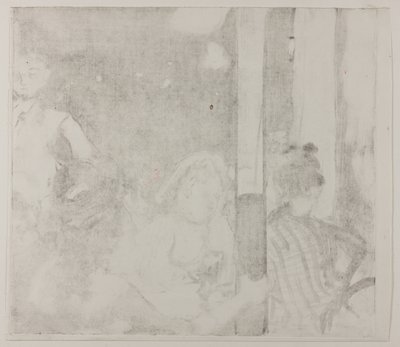 Ženy před kavárnou, večer od Hilaire Germain Edgar Degas