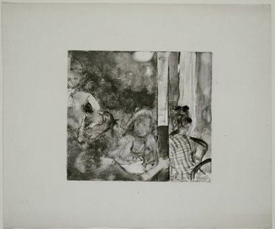 Ženy na večerní terase kavárny od Hilaire Germain Edgar Degas