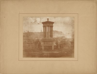 [Calton Hill, památník Dugalda Stewarta] od Hill and Adamson