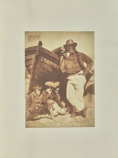 [James Linton a tři chlapci] od Hill and Adamson