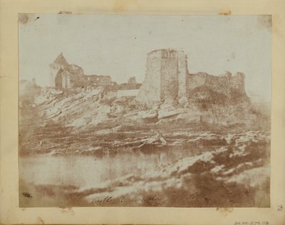 Hrad St. Andrews ze severozápadu. od Hill and Adamson
