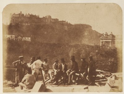[Hrad ze Scottova pomníku] od Hill and Adamson