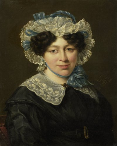 Portrét Marie Adriany van der Sluys, manželky Hermanuse Martinuse Eekhouta od Hillebrand Dirk Loeff
