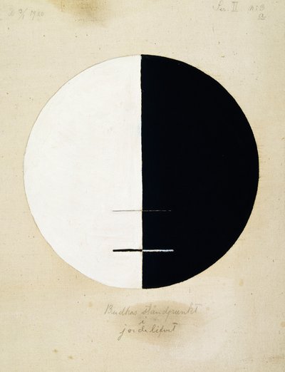 Buddhovo stanovisko v pozemském životě, č. 3a od Hilma af Klint