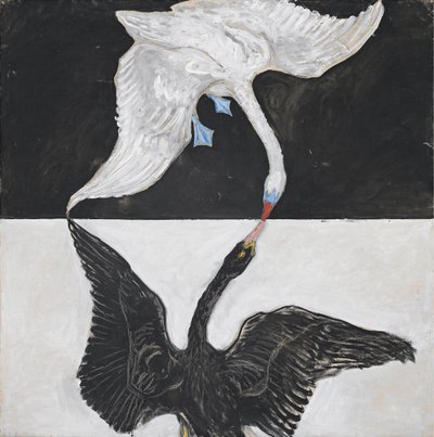 Skupina IX/SUW, č. 1, The Swan, č. 1 od Hilma af Klint