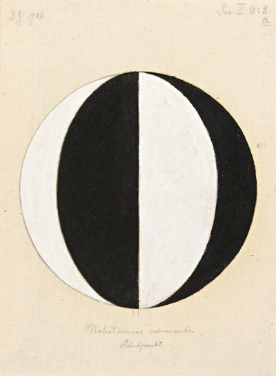 Současný postoj Mahátmů od Hilma af Klint