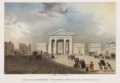 Nádraží Euston, Londýn od Hilmar Johannes after Backer