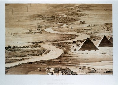 „Od Alexandrie k druhému kataraktu“, Egypt, 1841 od Himely