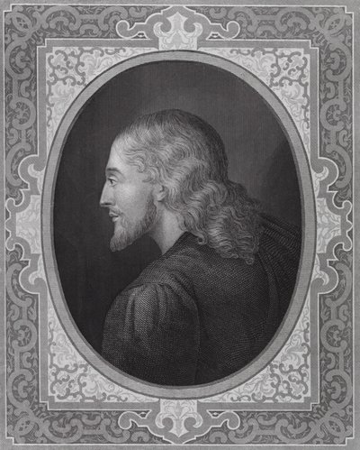 Jediná pravá podoba našeho Spasitele (rytina) od Hippolyte (1797 1856) (after) Delaroche