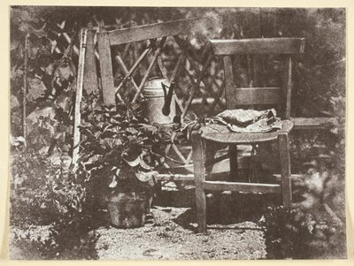 Židle v zahradě, 184250, vytištěno 1965. od Hippolyte Bayard