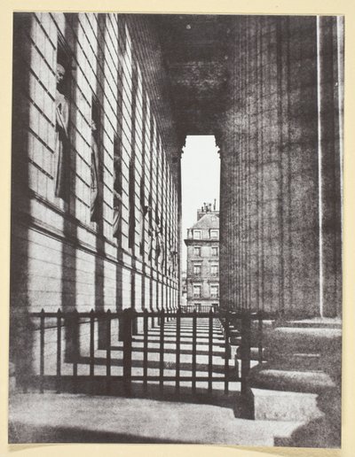 Kolonáda kostela Madeleine od Hippolyte Bayard