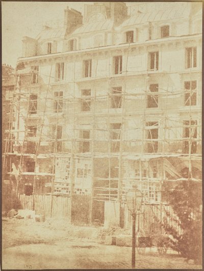 [Stavba Galerie de la Madeleine, Place de la Madeleine]. od Hippolyte Bayard
