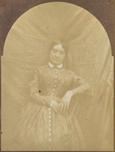 [Portrét sedící ženy] od Hippolyte Bayard