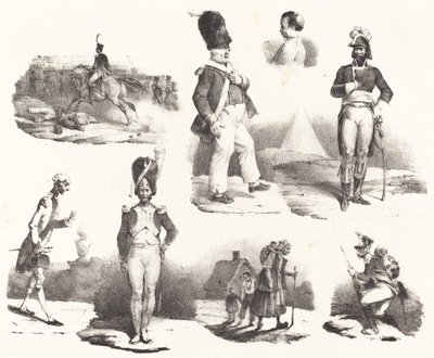 Osm vinět od Hippolyte Bellange