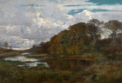 Rybníky u „Grijze Molen“ v Terhulpenu od Hippolyte Boulenger