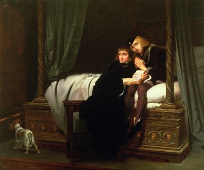 Edward V a vévoda z Yorku ve věži, 1830 od Hippolyte Delaroche