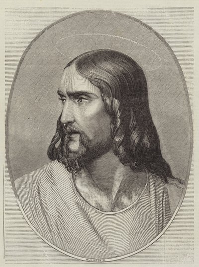 Hlava Spasitele od Hippolyte Delaroche
