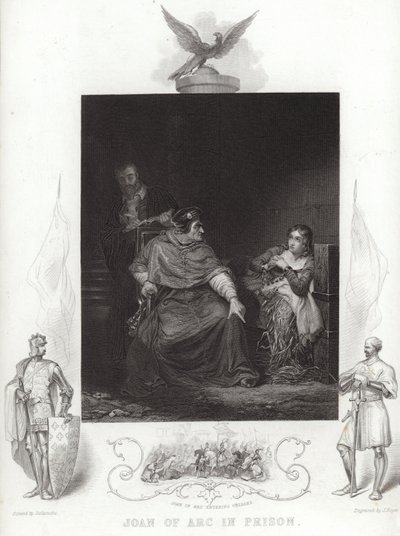 Johanka z Arku ve vězení od Hippolyte Delaroche