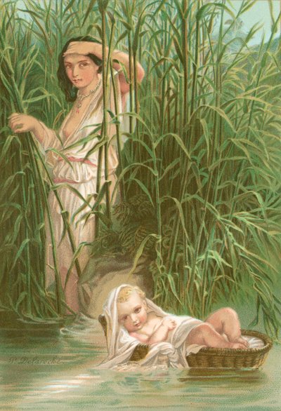 Miriam a Mojžíš od Hippolyte Delaroche