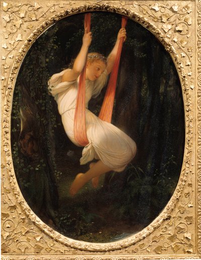 Mladá dívka na houpačce Obraz Paul Delaroche od Hippolyte Delaroche