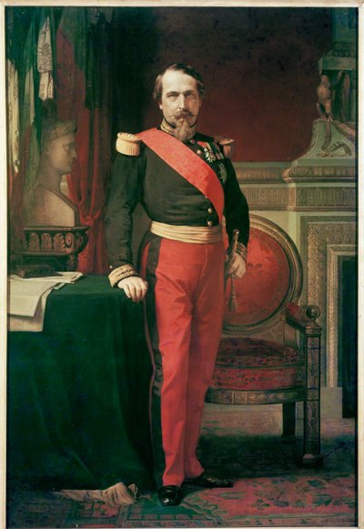 Napoleon III, císař (malba na plátně) od Hippolyte Flandrin