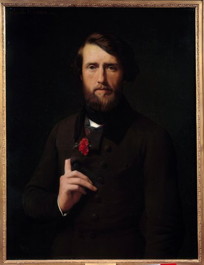 Portrét hraběte Felixe z Arjuzonu (1800-1874) Obraz od Hippolitha Flandrina (1809-1864) 19. stol. Slunce 0,83x0,64 m od Hippolyte Flandrin