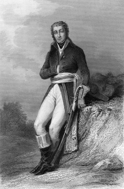 Generál Jean Moreau od Hippolyte Louis (after) Pauquet