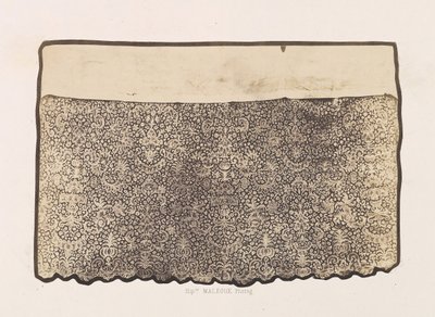 Lace Alb, patřící do kláštera Navštívení, 1857. od Hippolyte Malègue