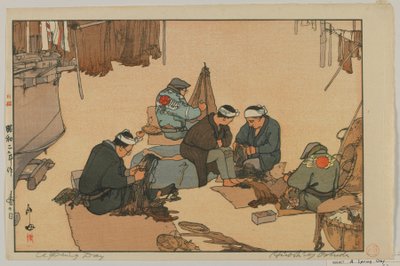 Jarní den, éra Showa od Hiroshi Yoshida
